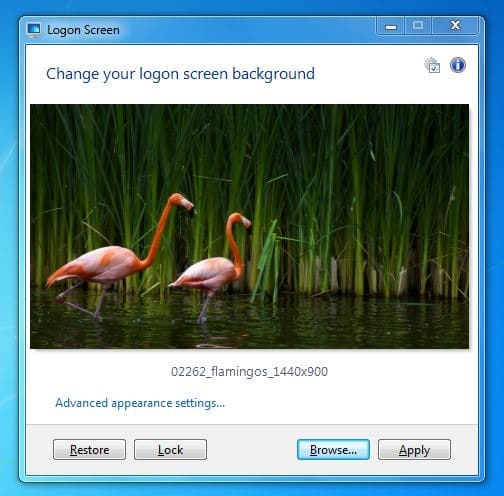 Windows 7 Lock screen background changer picture4