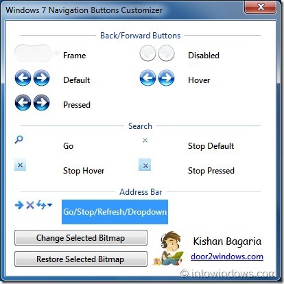 Windows 7 Navigation Buttons Customizer