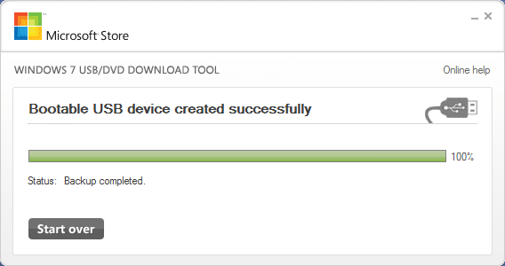 Windows 7 USB DVD Download Tool for Windows 8.1 Step8