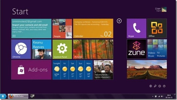 Windows 8 Tablet UI Start Screen for Windows 7