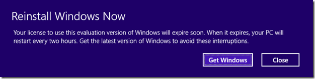 Windows 8.1 Preview Expires