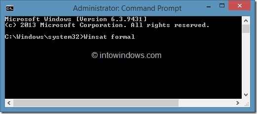 Windows Experience Index In Windows 8.1 Picture1