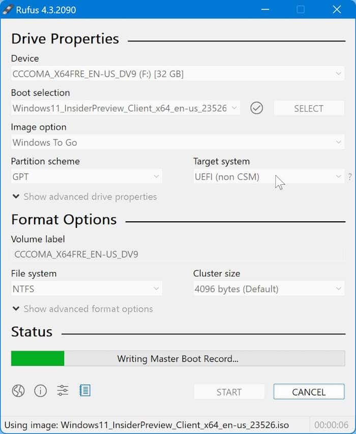 Windows To Go using Rufus pic4