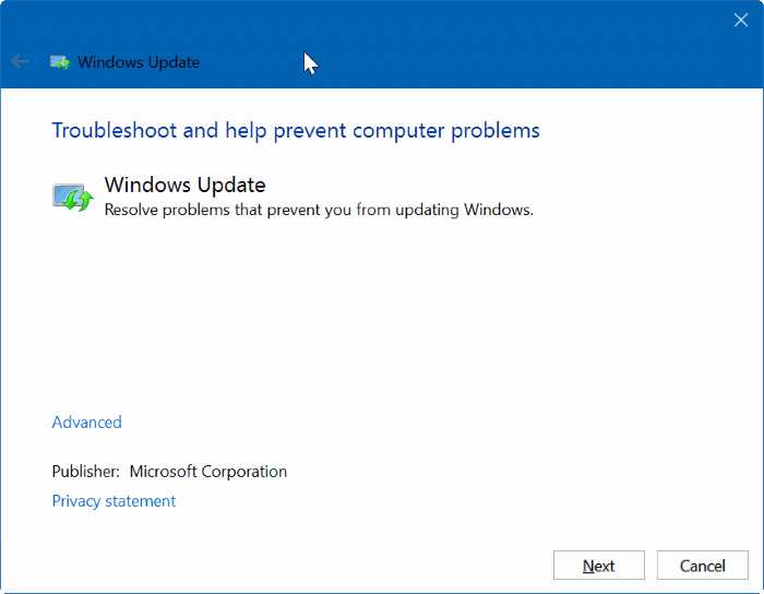 Windows Update stuck downloading updates Windows 10 pic1