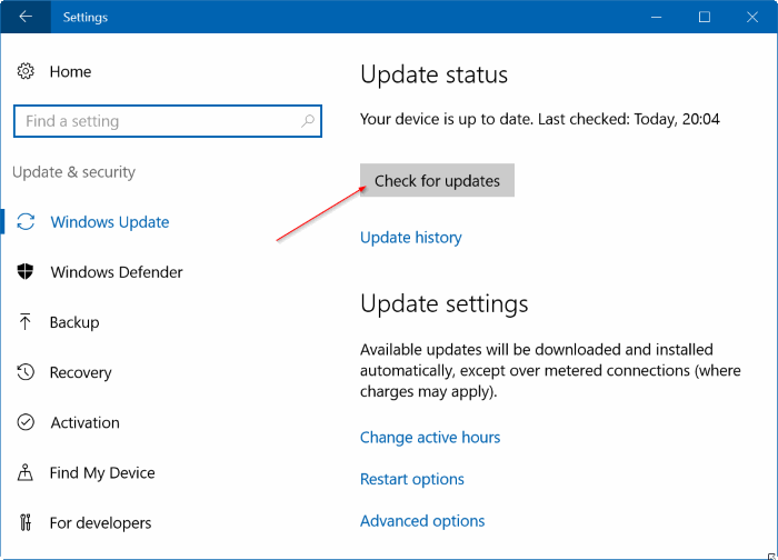 Windows Update stuck downloading updates Windows 10 pic8