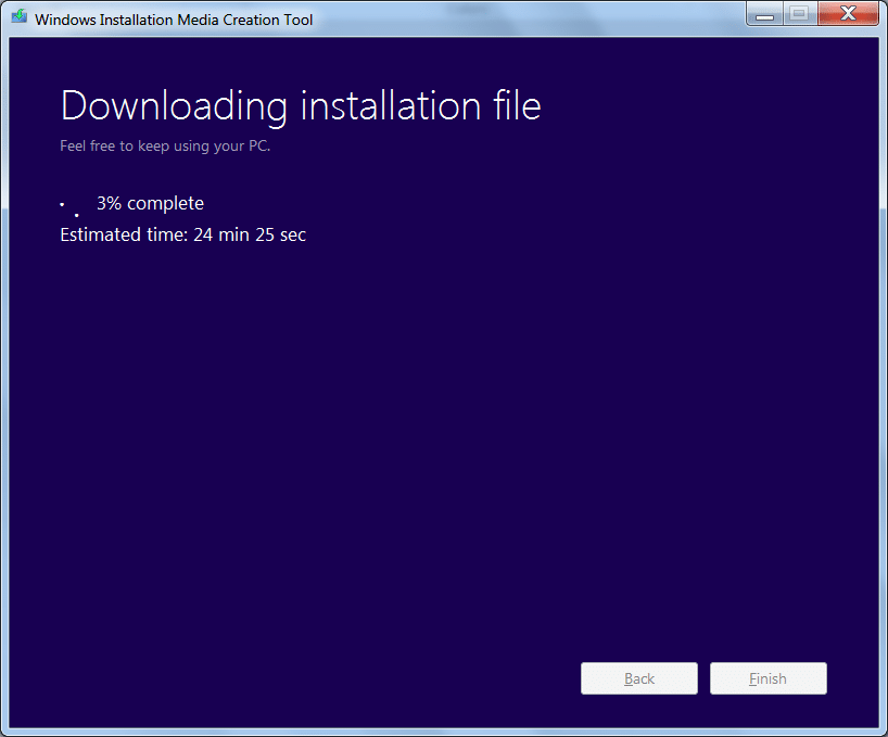 Windows media creation tool for Windows 7 pic1
