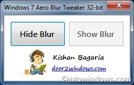 How To Make Window Border Transparent In Windows 7