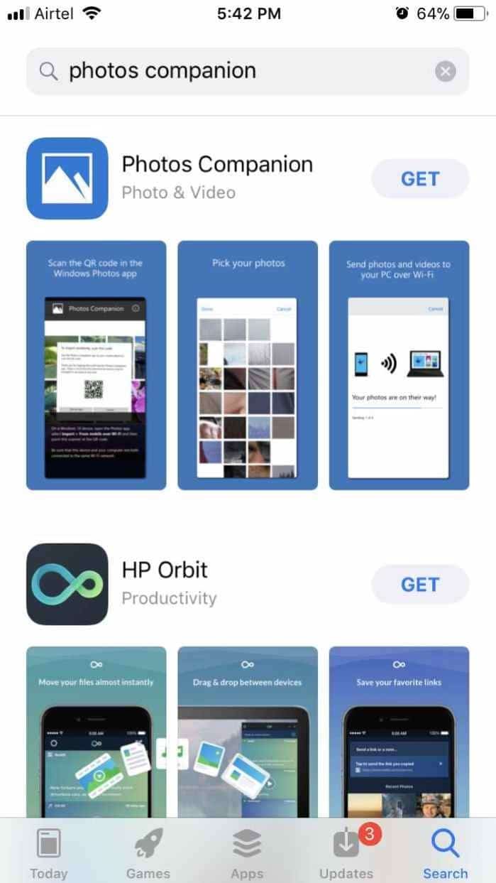 Wirelessly transfer photos from iPhone to Windows 10 pic15 (8)