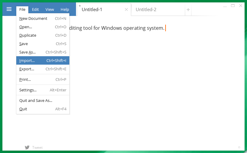 Write Text Editor  Windows 10