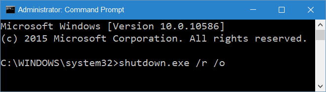 access UEFI settings from Windows 10 step10