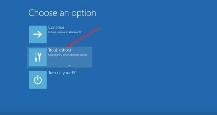 access UEFI settings from Windows 10 step5