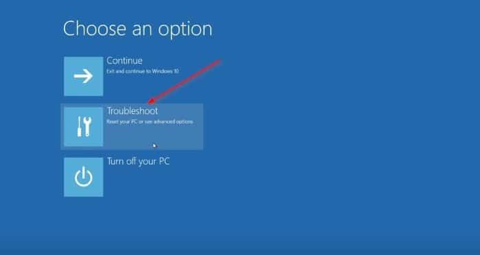 access UEFI settings from Windows 10 step5