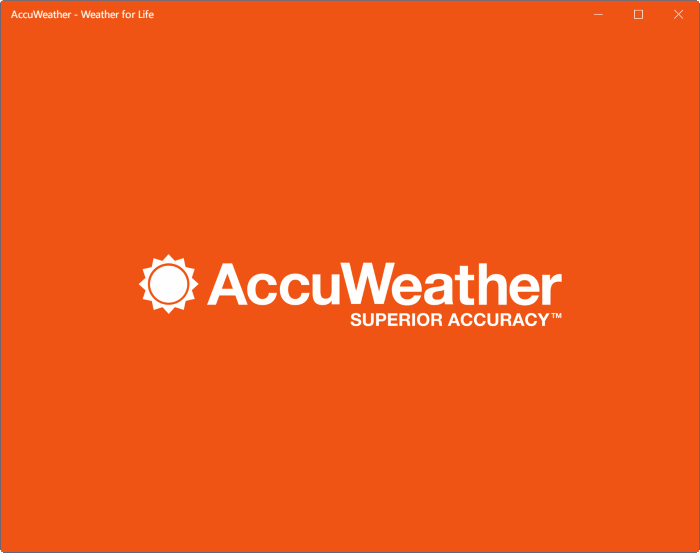 accuweather app for windows 10