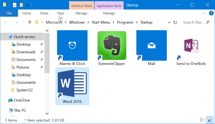 add apps to startup in Windows 10 pic7