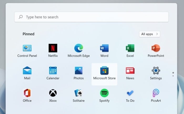 add control panel to Start menu and taskbar in Windows 11