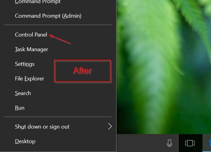 add control panel to win x power user menu windows 10 pic2
