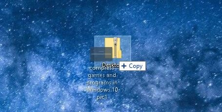 add files to zipped files in Windows 10 pic1