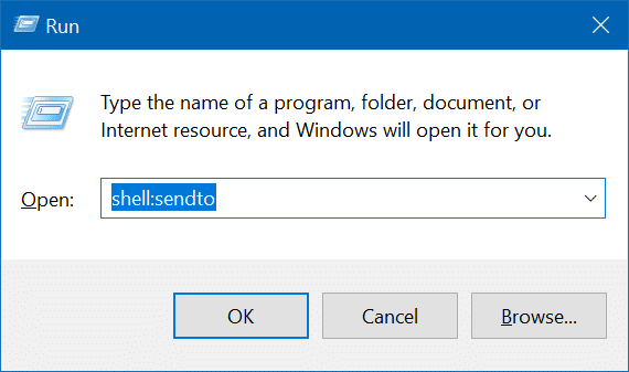 add folders to send to menu in Windows 10 pic3