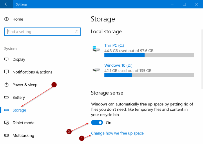 automatically delete files from Downloads folder in Windows 10 pic1