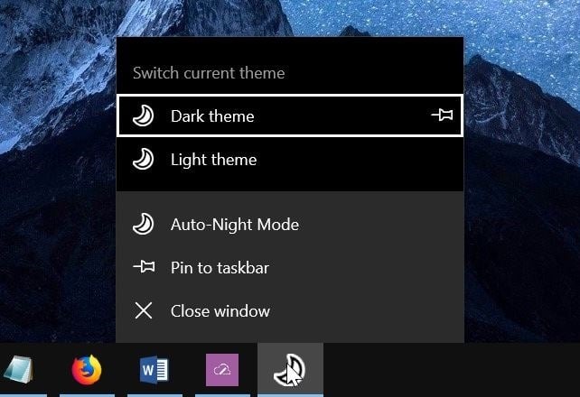 automatically switch between dark and light modes in Windows 10 pic2