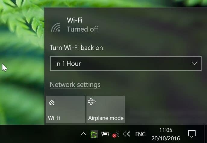 automatically turn on Wi Fi Windows 10 pic2