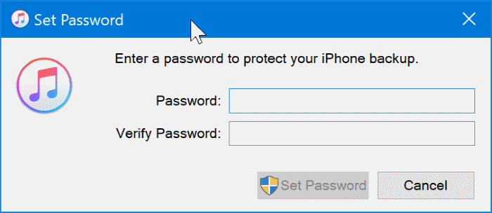 back up iphone to Windows 10 PC with iTunes pic3