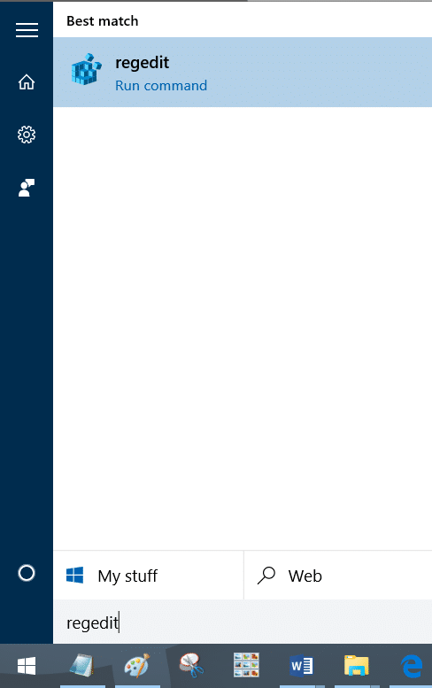 backup and restore file associations in Windows 10 step1