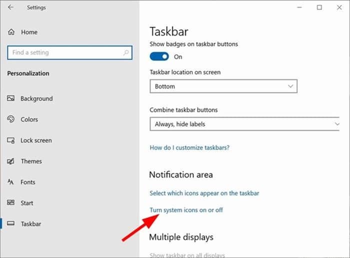 battery icon missing from Windows 10 taskbar pic2