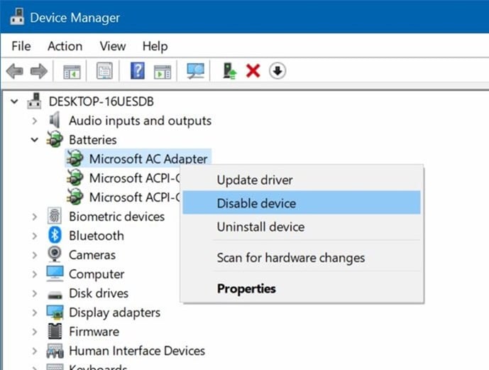 battery icon missing from Windows 10 taskbar pic8