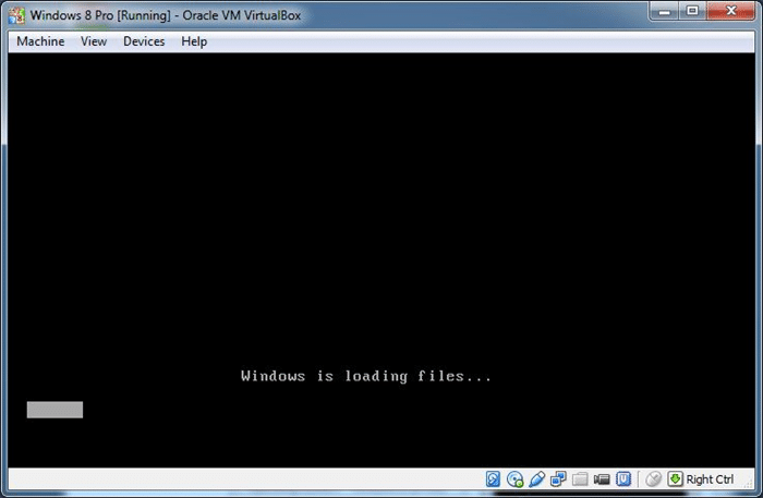 boot and install from ISO VirtualBox Step01