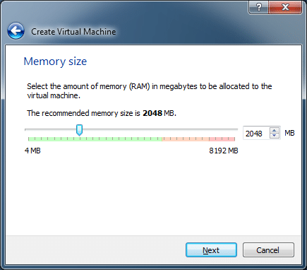 boot and install from ISO VirtualBox Step3