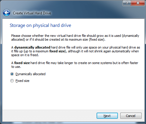 boot and install from ISO VirtualBox Step6