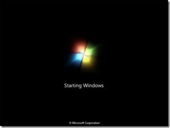 boot screen