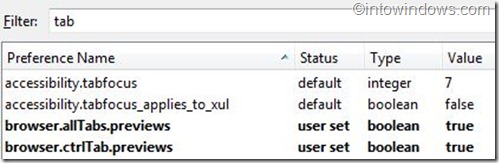 browser tab