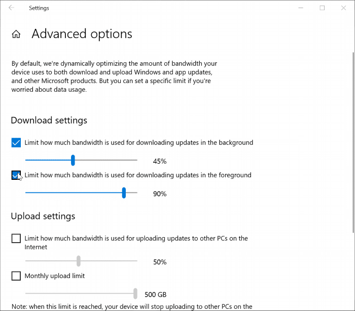 change Windows 10 update settings pic10