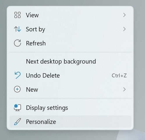 change Windows 11 theme pic1
