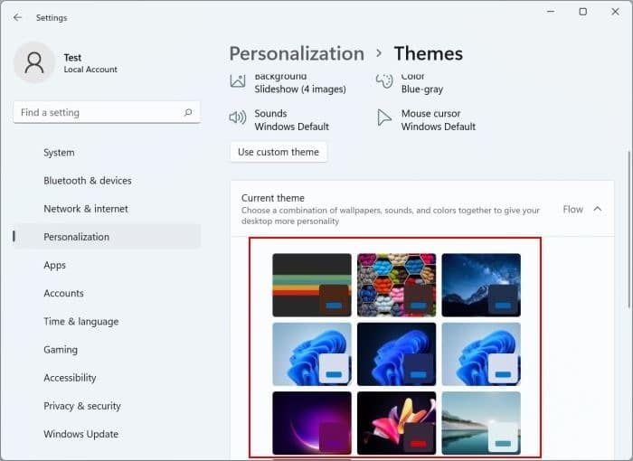 change Windows 11 theme pic3
