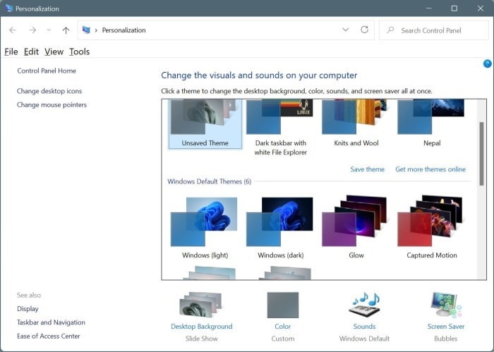 change Windows 11 theme pic6