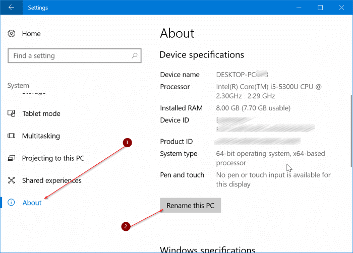 change bluetooth name in Windows 10 pic5