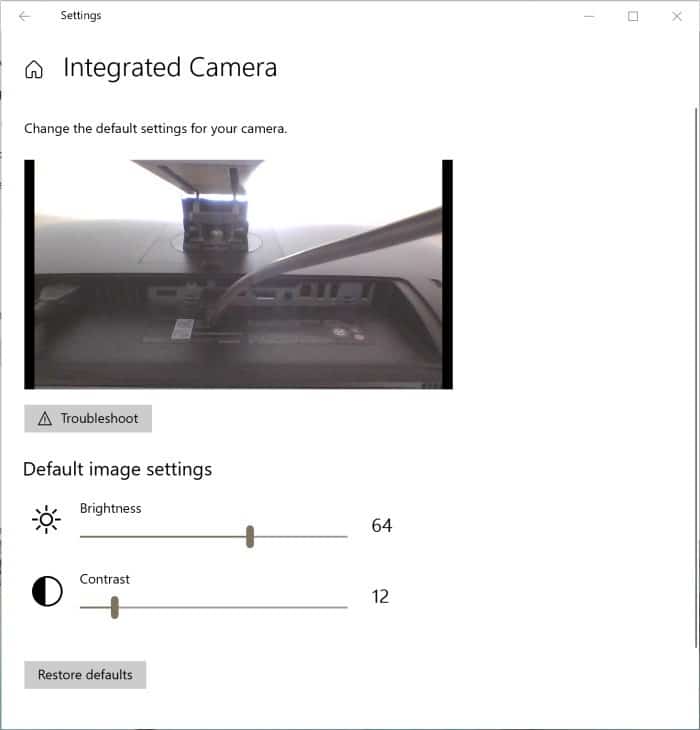 change camera settings in Windows 10 pic2