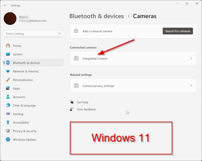 change camera settings in Windows 11 pic1