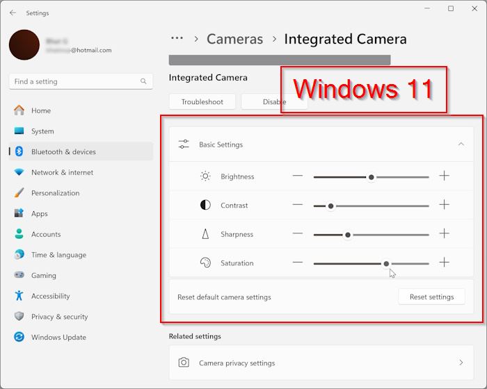 change camera settings in Windows 11 pic2