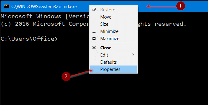 change command prompt background color in windows 10 step2
