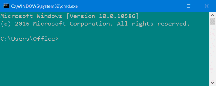 change command prompt background color in windows 10