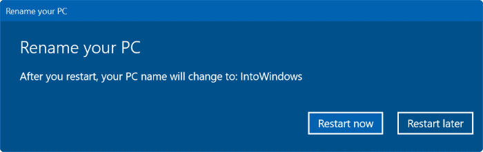 change computer name in Windows 10 pic5