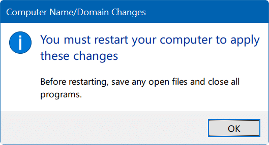 change computer name in Windows 10 pic9