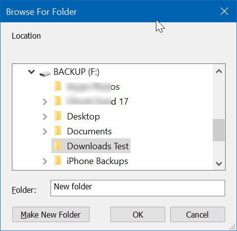 change default download folder in Google Chrome browser pic3