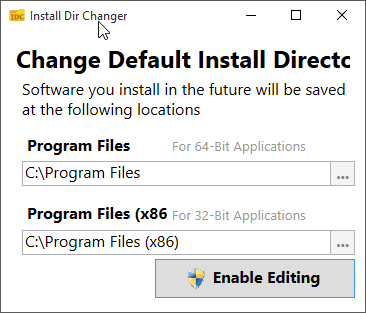 change default install location of programs in windows 10 step1