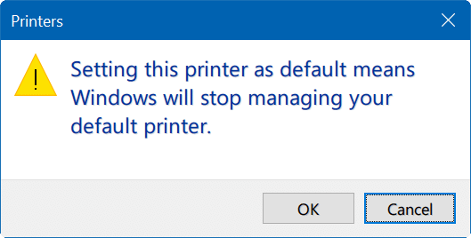 change default printer in Windows 10 step3.1