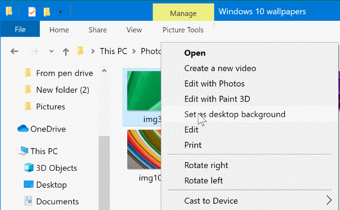 change desktop background in Windows 10 pic4.1
